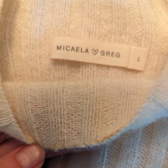 Micaela Greg Cream Isa Rib Top - L - Picture 4 of 4